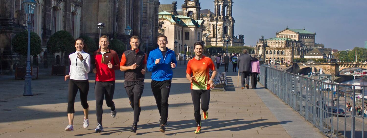 Aktiv durch die City - Stadtrundlauf Dresden - Brühlsche Terrasse